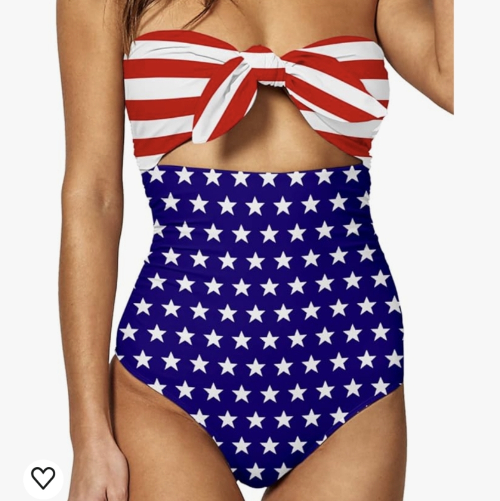 American Flag Bathing Suit